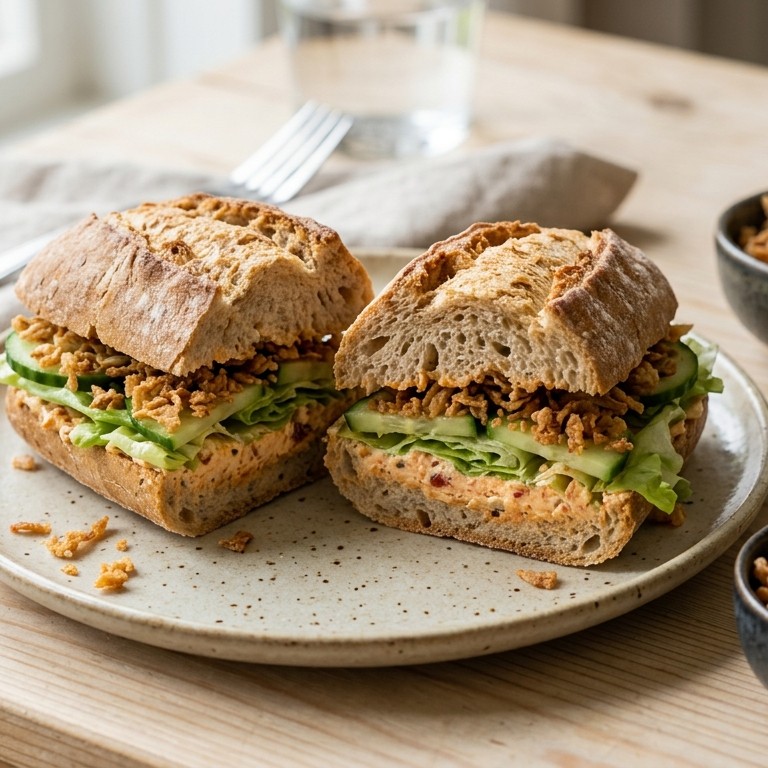 Sambal/ui broodje