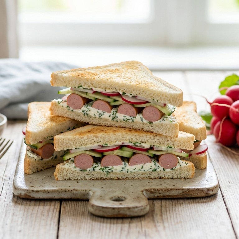 Sandwich met knakworst