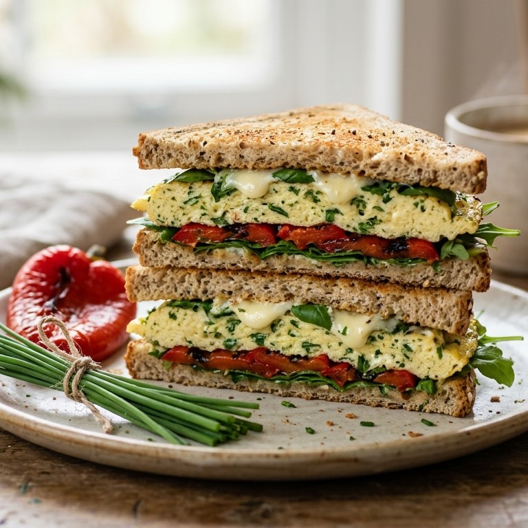 Sandwich met omelet