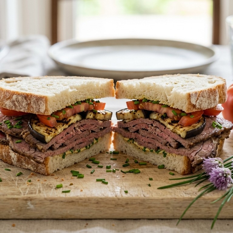 Sandwich met rollade