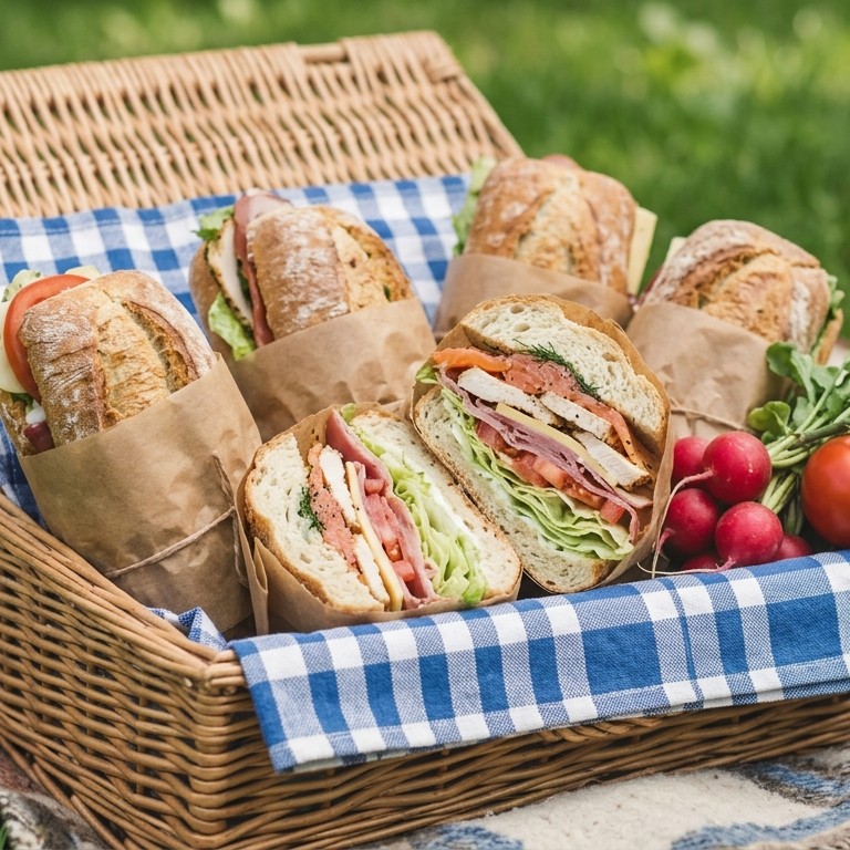 sandwiches voor onderweg
