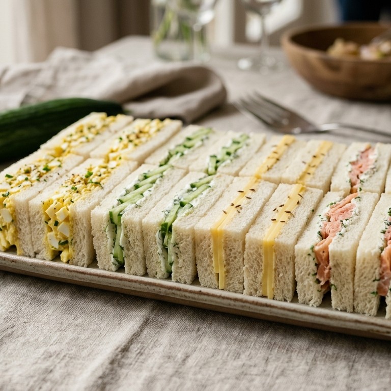 Sandwichreepjes voor buffet