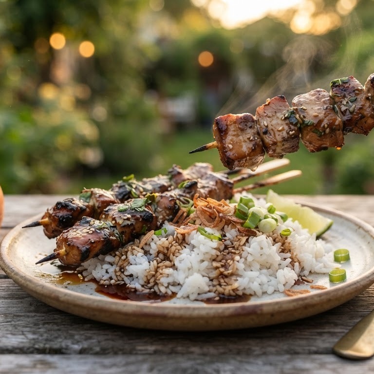 Sate Babi  (varkensvlees)