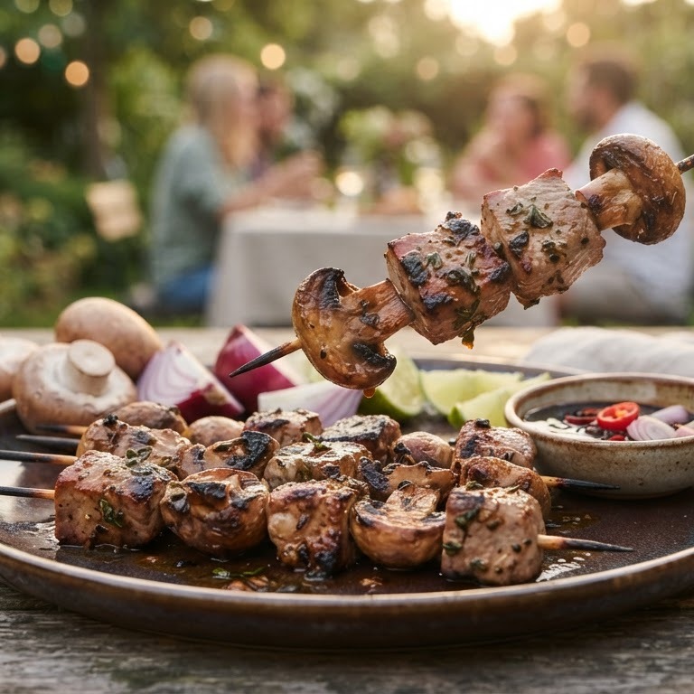 Sate Tjampur Tani (gemengde sate)