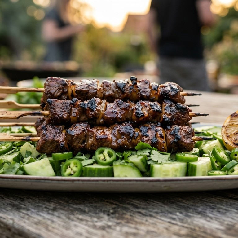 Sate van lamsvlees