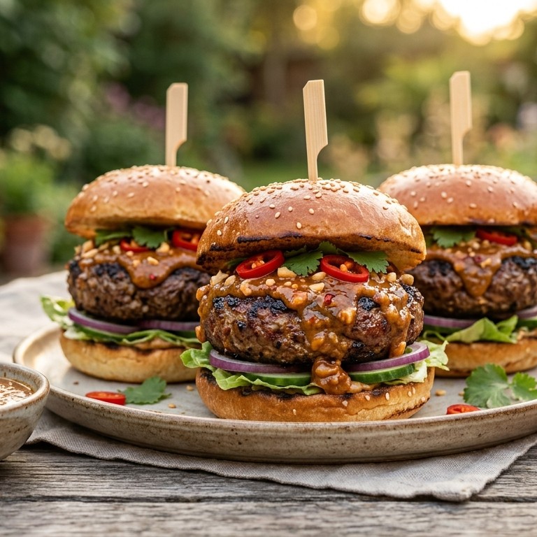Sateh burgers