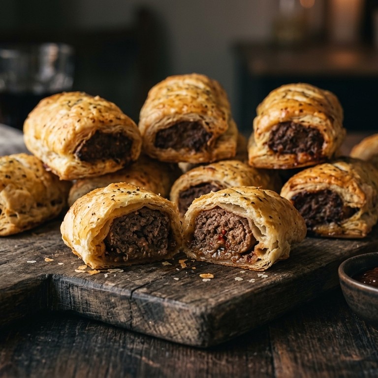 Saucijzenbroodjes hot