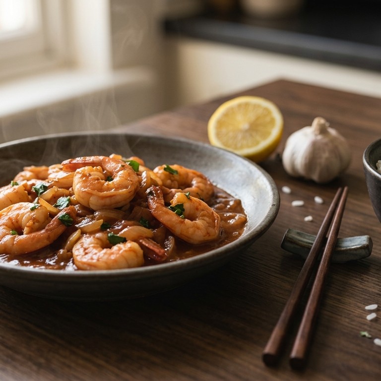 Scampi op Japanse wijze