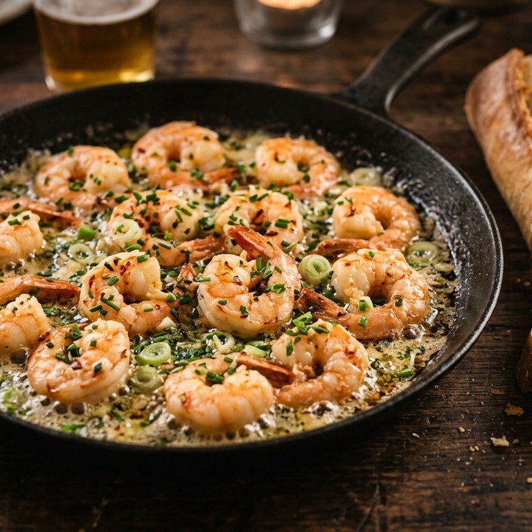 Scampi's in knoflookboter