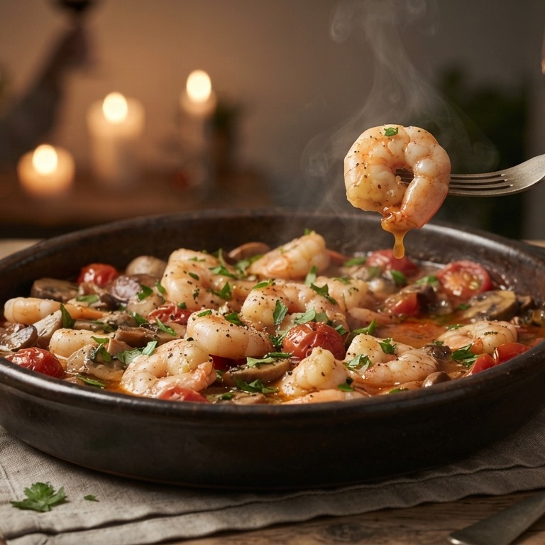 Scampi's op zijn provencaals