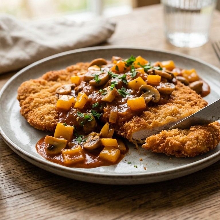 Schnitzel Stroganoff
