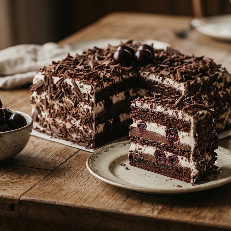 Schwarzwalder truffeltaart
