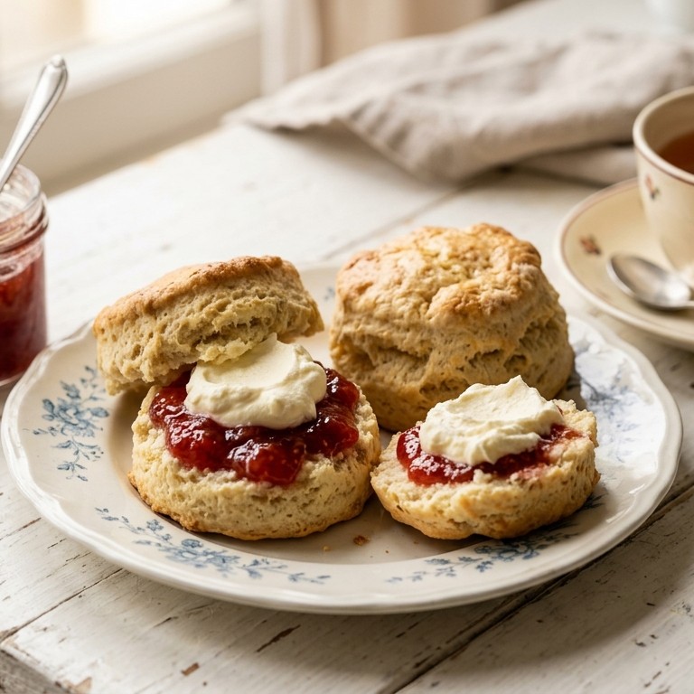 Scones met jam