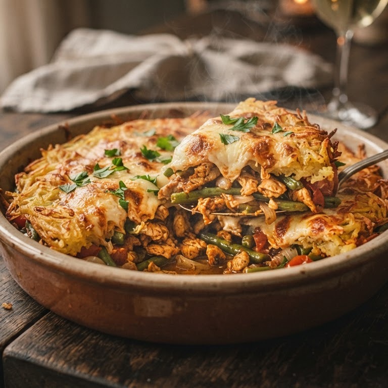 Shoarma ovenschotel