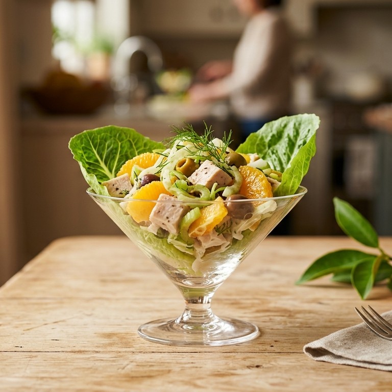 Siciliaanse cocktail van kip