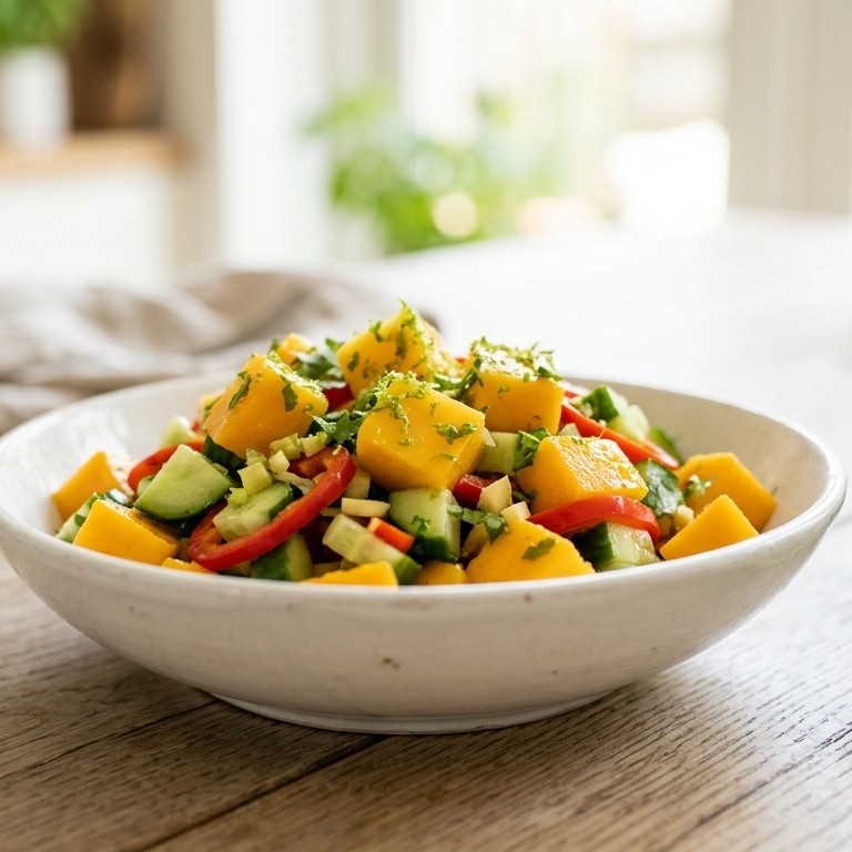 Simpele mangosalade