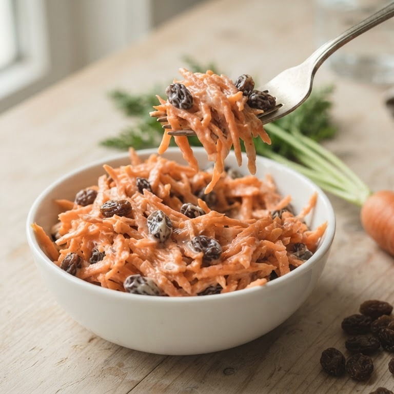 Simpele snelle wortelsalade