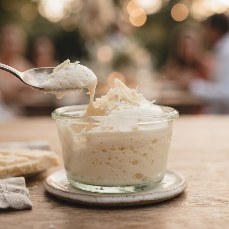 Simpele witte chocolademousse