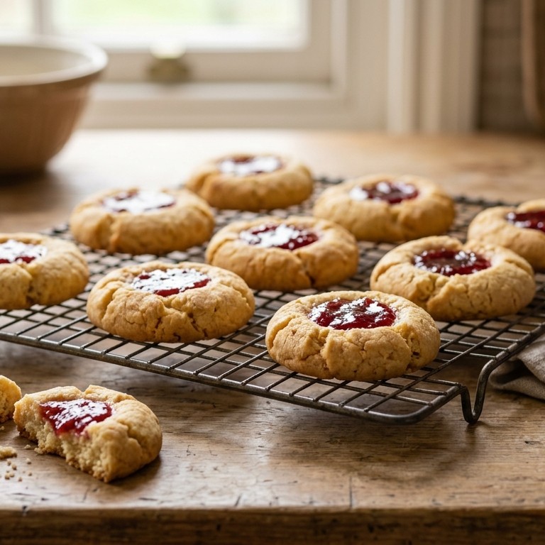 Simple Jammy Biscuits