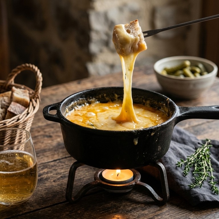 Simple kaasfondue