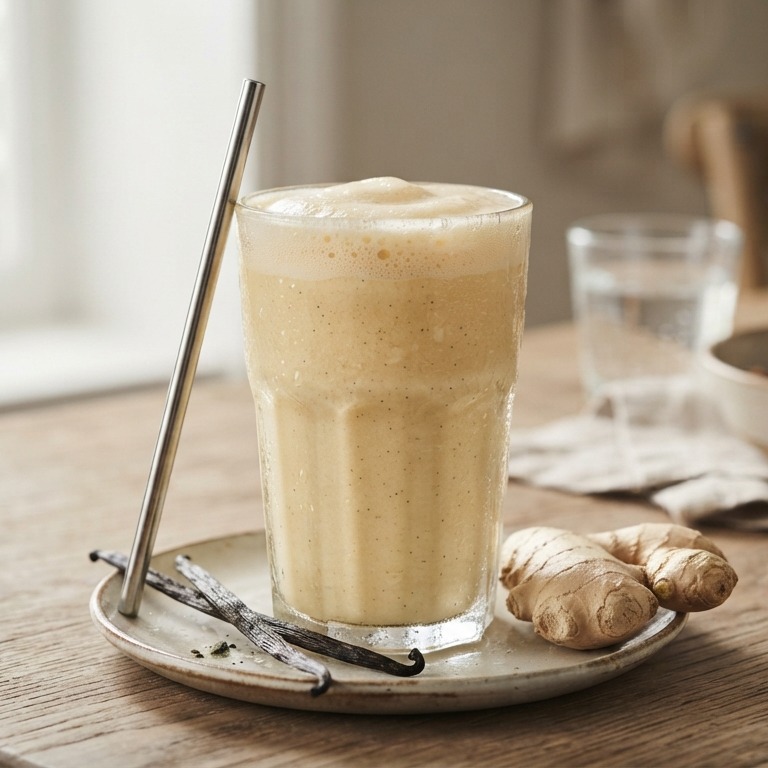 Sinaasappel-vanille smoothie