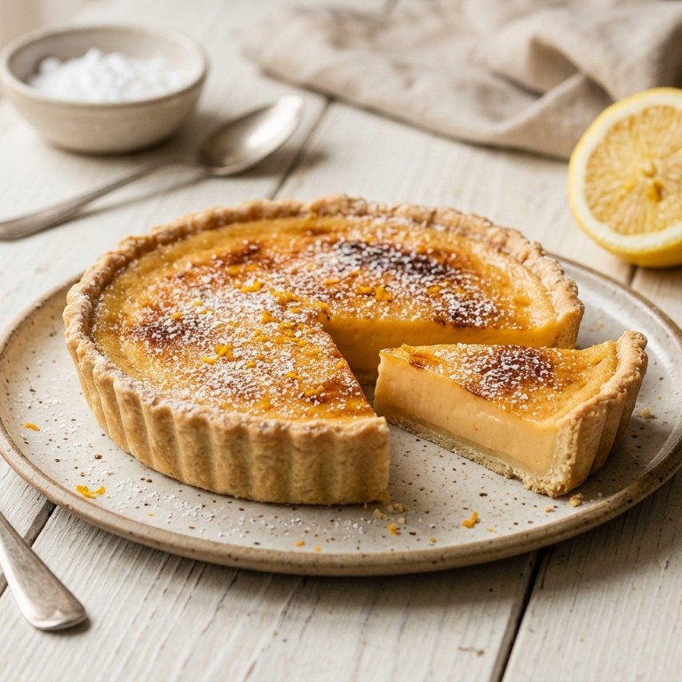 Sinaasappeltaart met likeur