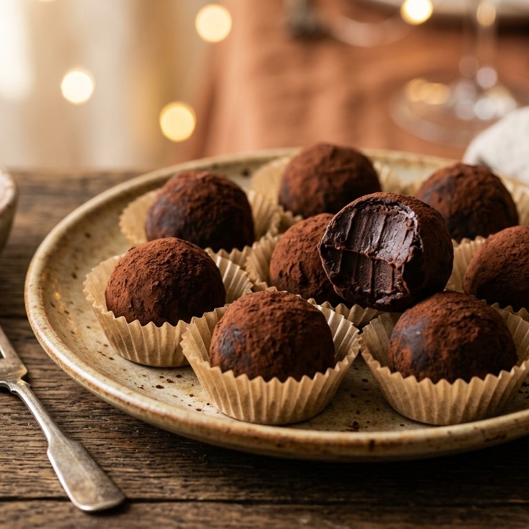 Slagroom truffels