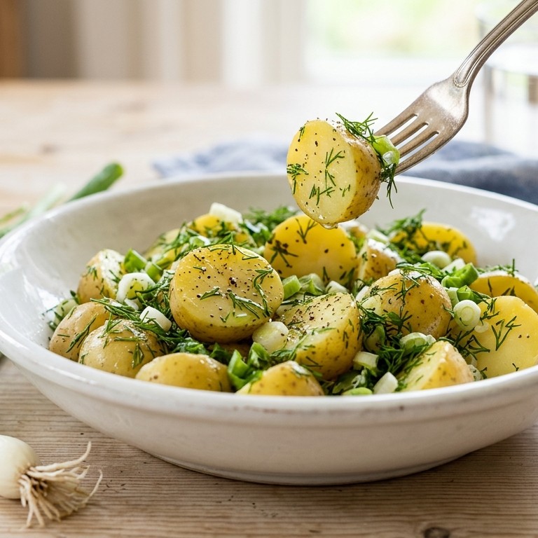 Slanke aardappelsalade
