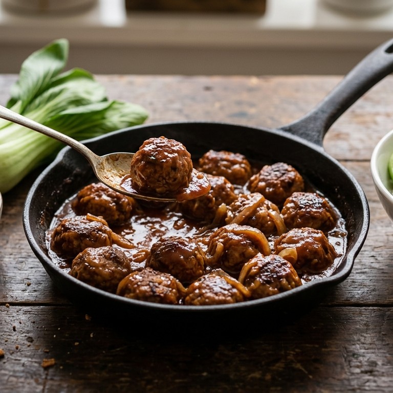 Smoorballetjes met paksoi