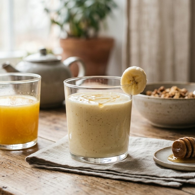Smoothie banaan yoghurt