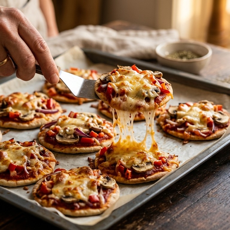Snelle minipizza's