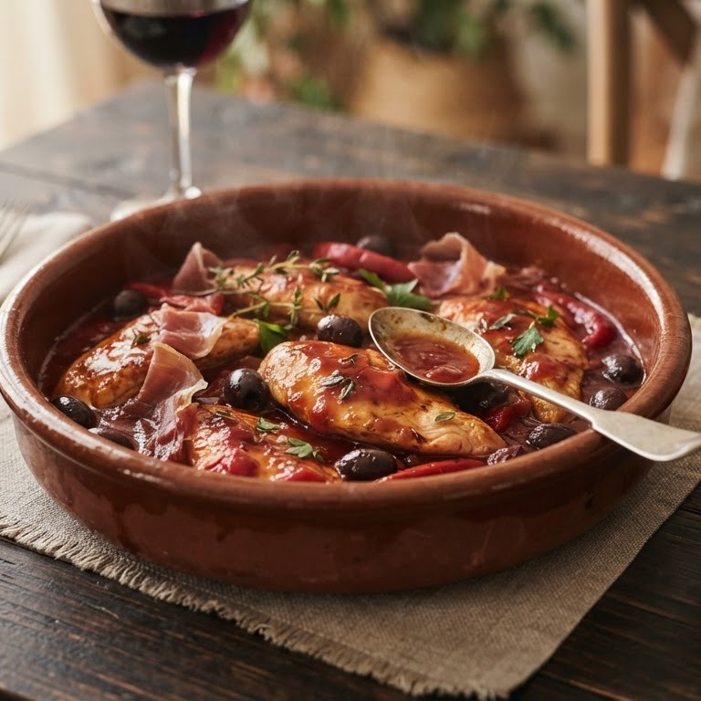 Spaanse kip in tomatensaus