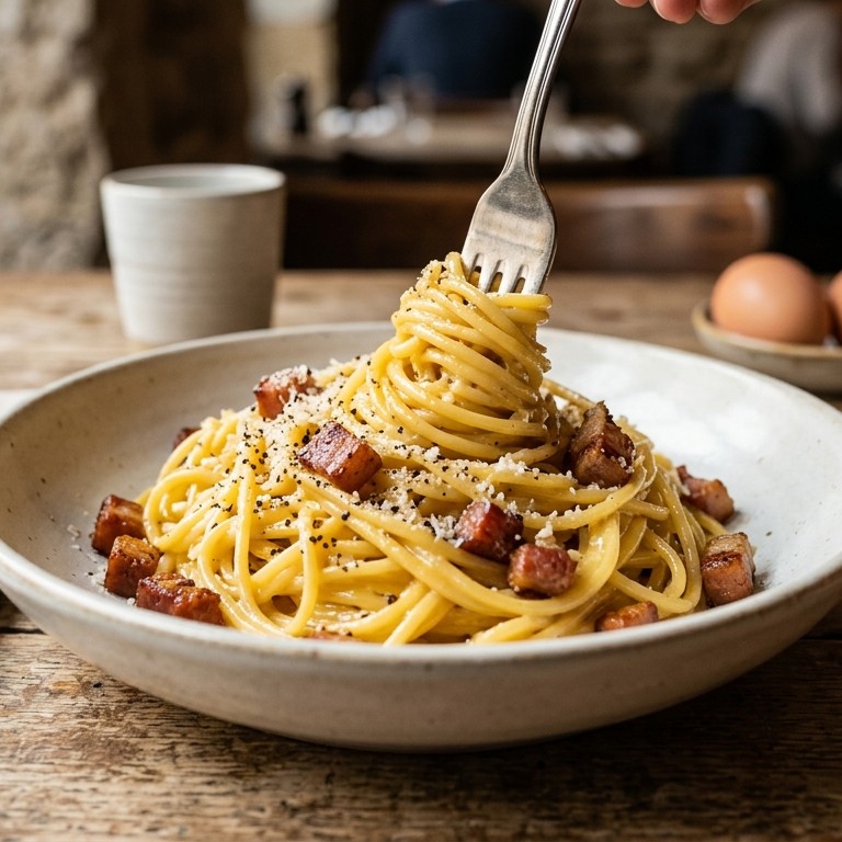 Spaghetti a la Carbonara