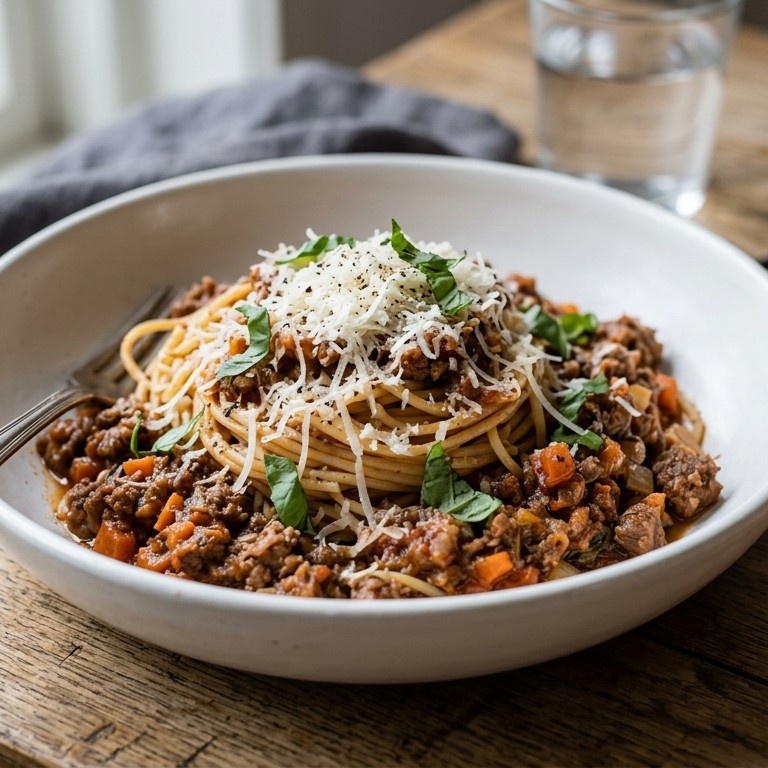 Spaghetti met gehaktsaus