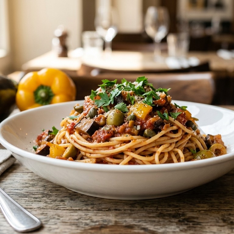 Spaghetti met tomatensaus