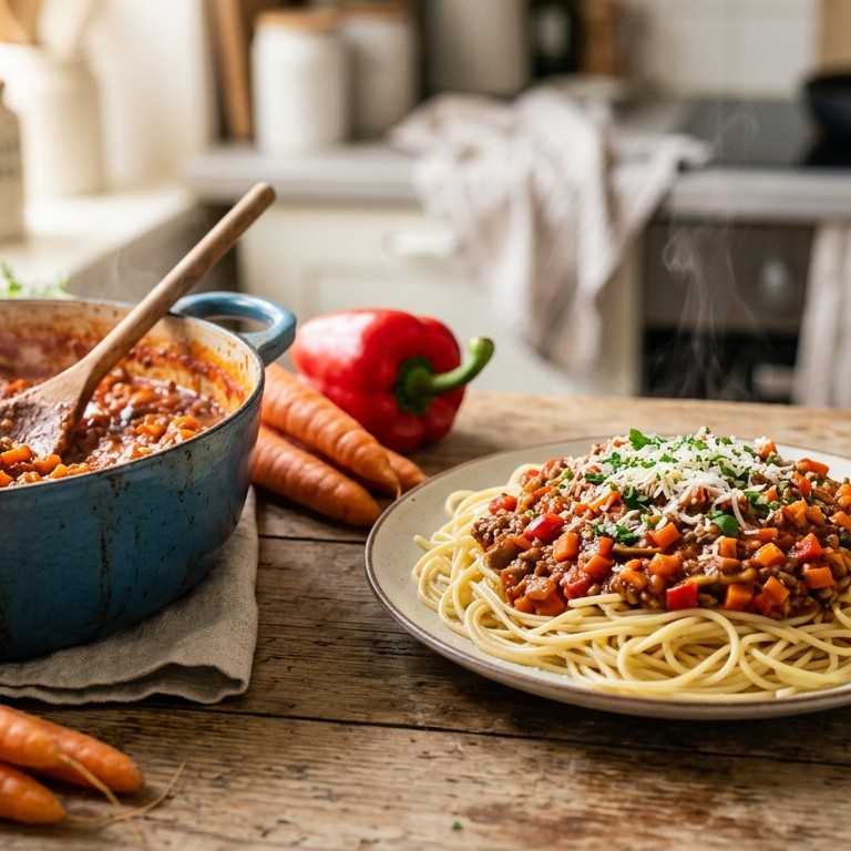 Spaghetti saus voor kids