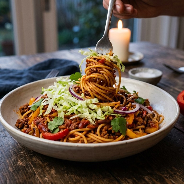 Spaghetti tandoori