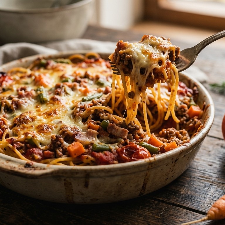 Spaghettischotel al la mama