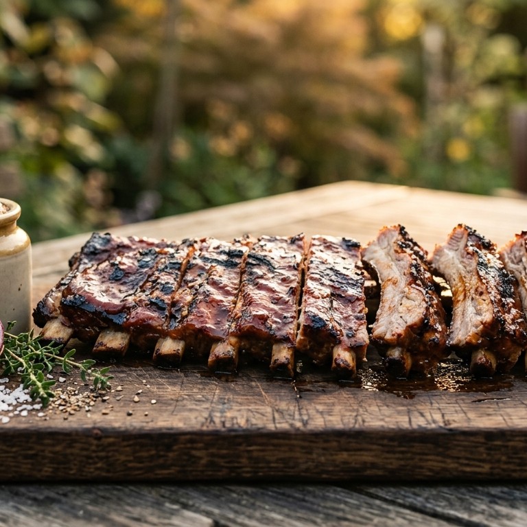 Spareribs met mosterd