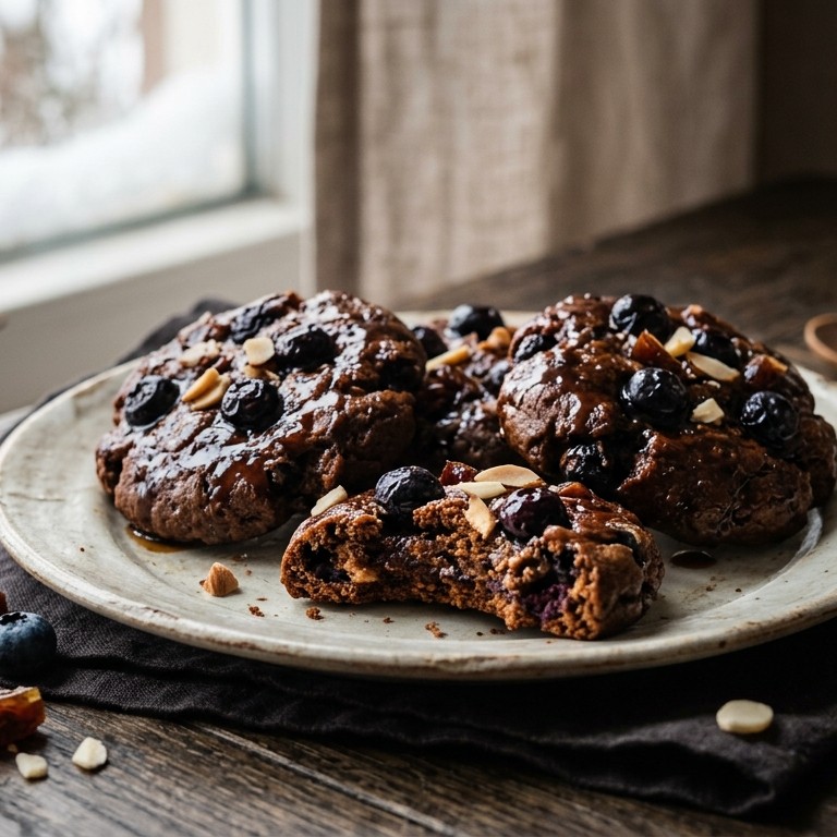 Speculaas met bosbessen