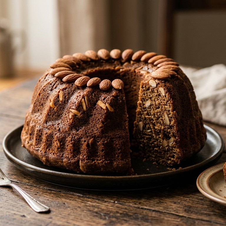 Speculaastulbandcake met amandelen