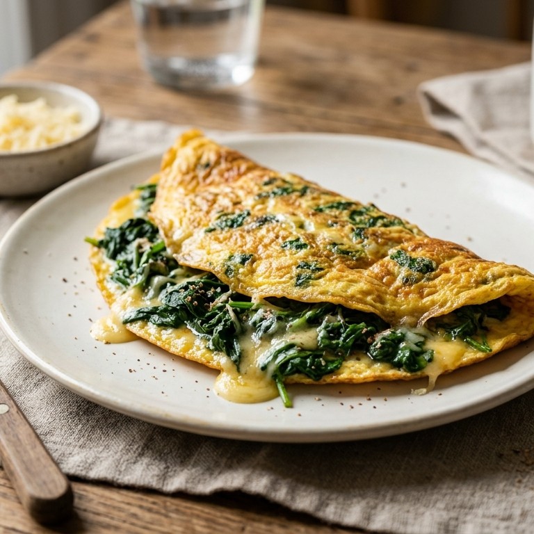 Spinazieomelet