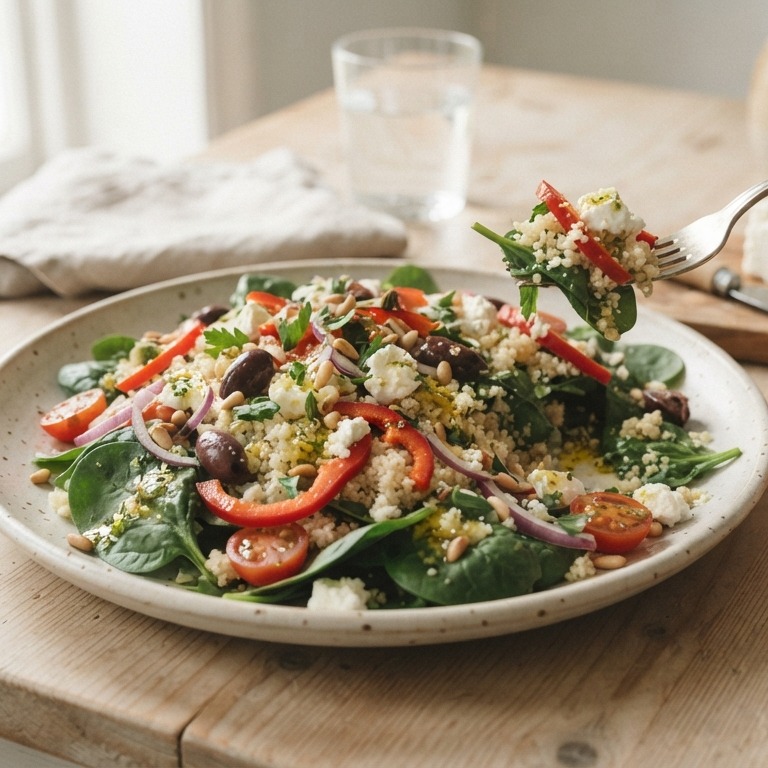 Spinaziesalade met feta