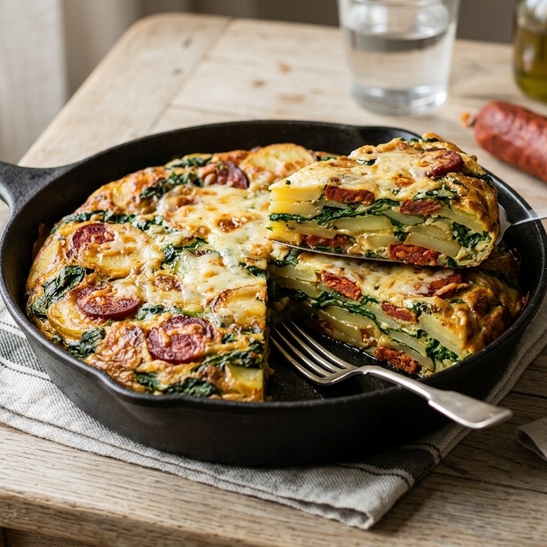 Spinazietortilla