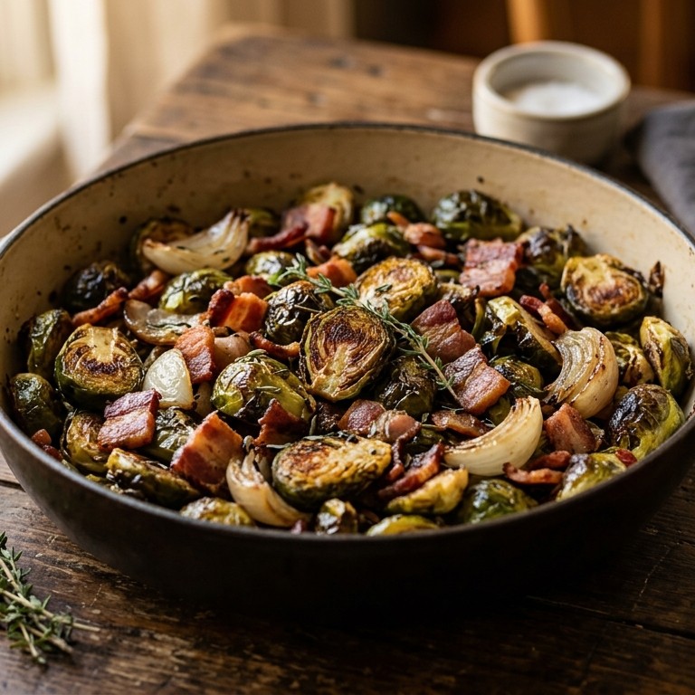 Spruitjes met bacon uit de oven