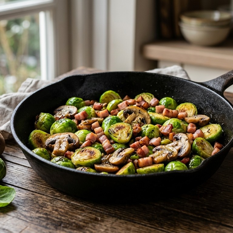Spruitjes met champignons