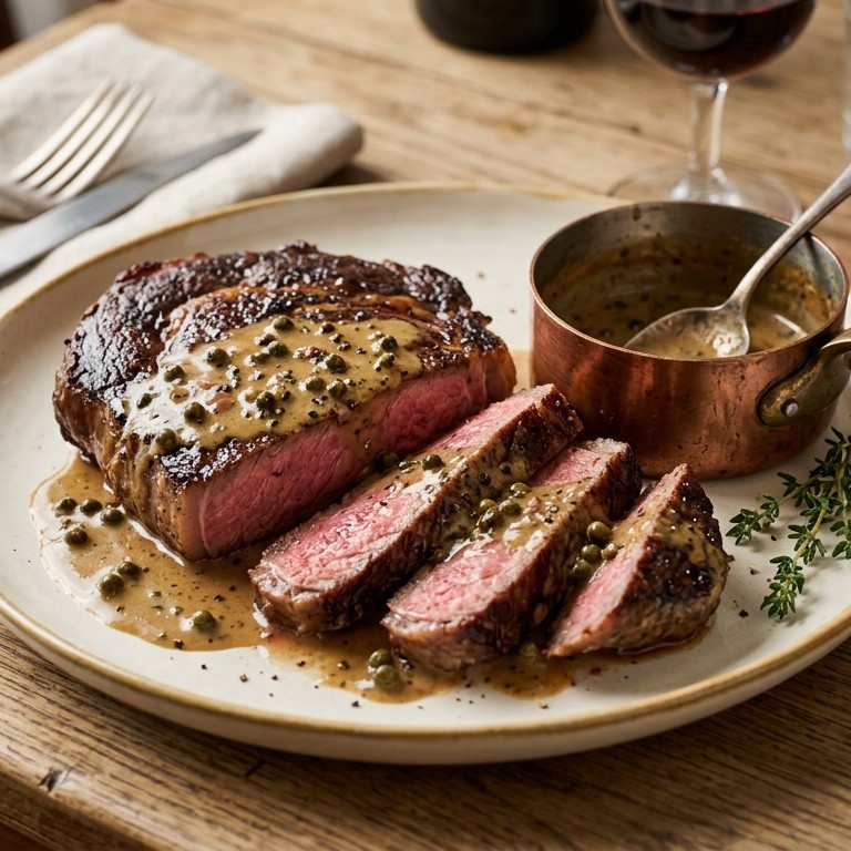 Steak au poivre