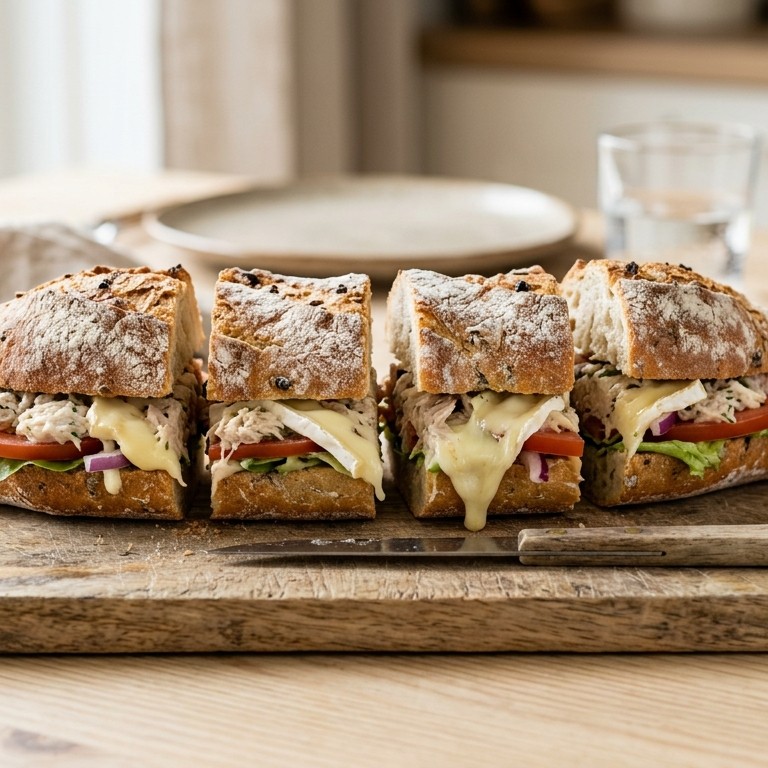 Stokbrood tonijn-brie