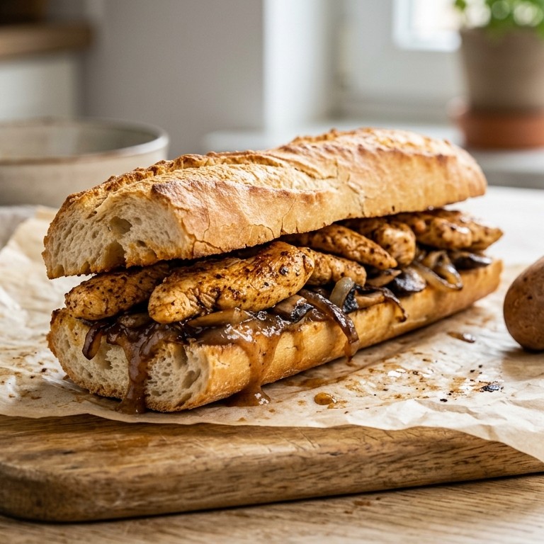 stokbroodje pittige kip