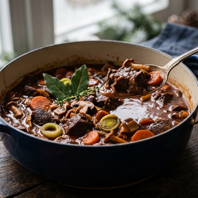 Stoofpot van everzwijn